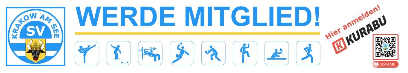 Werde Mitglied Werden Sie Mitglied im SV Krakow am See e.V.